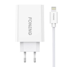 Ładowarka sieciowa Foneng EU43 10.5W, 1x USB + Kabel USB Lightning