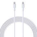 Kabel USB-C do USB-C Aukey CB-NCC2, 60W, 1.8m (biały)