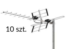 21-054# Antena dvb-t atd31s vhf/uhf mux8 pasywna 10-pak