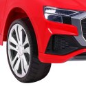 Auto Na Akumulator Audi Q8 Lift Czerwony Pilot EVA Wolny Start MP3 USB LED