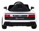 Auto Na Akumulator Audi R8 LIFT Biały + Pilot + Koła EVA + MP3 + LED