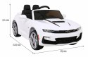 Auto Na Akumulator Chevrolet Camaro 2SS Biały Pilot Koła EVA MP3 LED