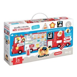 ND17_SZ-69562 Czuczu Puzzle z dziurką Wóz Strażacki