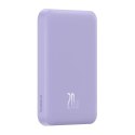 Magnetyczny mini powerbank Baseus 5000mAh 20W (fioletowy)