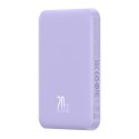 Magnetyczny mini powerbank Baseus 5000mAh 20W (fioletowy)