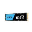 Lexar Lexar NVMe SSD | NQ710 | 500 GB | Format dysku SSD M.2 2280 | Interfejs dysku półprzewodnikowego PCIe Gen4x4 | Prędkość odczytu