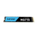 Lexar Lexar NVMe SSD | NQ710 | 500 GB | Format dysku SSD M.2 2280 | Interfejs dysku półprzewodnikowego PCIe Gen4x4 | Prędkość odczytu