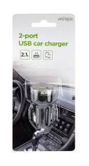 EnerGenie EnerGenie | A | EG-U2C2A-CAR-02 | 2-portowa ładowarka samochodowa USB