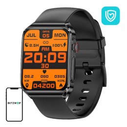 Smartwatch BlitzWolf BW-HL6 (czarny silikonowy)