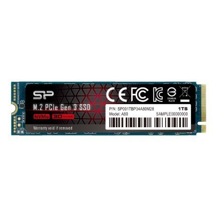 Silicon Power SILICON POWER SSD PCIe Gen 3x4 P34A80 1TB