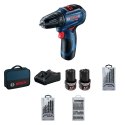 BOSCH WIERTARKO-WKRĘTARKA AKUMULATOROWA GSR 12V-30 2*2.0AH + ACC