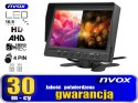 Monitor samochodowy lcd 7cali ahd 4pin z funkcją rejestratora 12v 24v oraz 2 kamery ahd