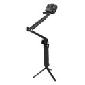 Składany kijek Selfie Stick/Tripod Puluz do kamer sportowych PU202 czarny