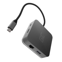 GREEN CELL ADAPTER, PRZEJŚCIÓWKA HUB USB-C 6W1