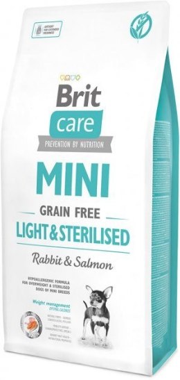 BRIT - CARE MINI GF LIGHT&STERILISED - dla kota - 7kg