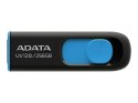 ADATA ADATA Pamięć USB UV128 256 GB Gen1 Czarno-Niebieska