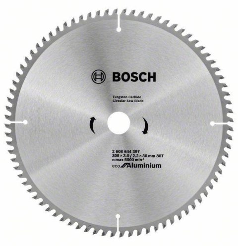 BOSCH TARCZA PILARSKA ECO ALU 305*3,0/30 80T