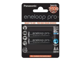 Panasonic Akumulatory Panasonic ENELOOP Pro BK-3HCDE/2BE, 2500 mAh, 500 (2xAA) | Panasonic