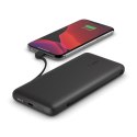 Powerbank Belkin BOOSTCHARGE Plus 10K USB-C Power Bank with Integrated Cables Lightning and USB-C 10000mAh 18W Black