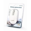 Gembird Gembird | Bezprzewodowa mysz optyczna | MUSW-4B-05 | Mysz optyczna | USB | Biały