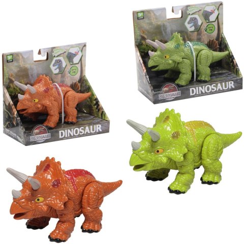 DINOZAUR TRICERATOPS NA BATERIE 1szt