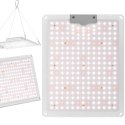 Lampa do uprawy wzrostu roślin pełne spektrum 30 x 24 cm 234 LED 110 W srebrna