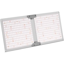 Lampa do uprawy wzrostu roślin pełne spektrum 60 x 24 cm 468 LED 220 W srebrna