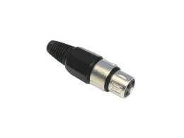 Gniazdo XLR 3p czarne