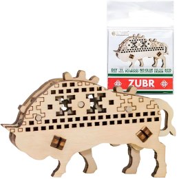 EWA Drewniane Puzzle 3D - Żubr