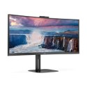 AOC CU34V5CW/BK | 34 " | VA | 21:9 | 100 Hz | 4 ms | 3440 x 1440 pikseli | 1 port HDMI