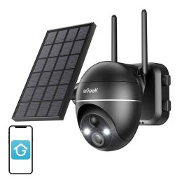 Bezprzewodowa kamera zewnętrzna WiFi 5MP ieGeek ZS-GX4S czarna z panelem solarnym