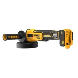 DEWALT SZLIFIERKA KĄTOWA AKUMULATOROWA 125 MM XR 18V 0*AH REG. OBR.