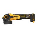 DEWALT SZLIFIERKA KĄTOWA AKUMULATOROWA 125 MM XR 18V 0*AH REG. OBR.