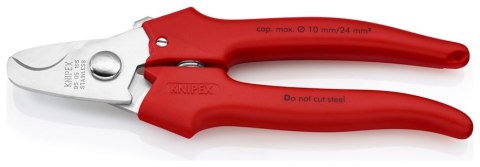 KNIPEX NOŻYCE DO KABLI 165MM, RĘKOJEŚĆ Z TWORZYWA