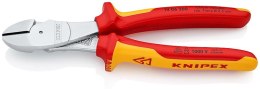 KNIPEX SZCZYPCE TNĄCE BOCZNE O ZWIĘKSZONYM PRZEŁOŻENIU 200MM