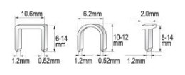 YATO ZSZYWACZ TAPICERSKI 6-14MM