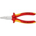 KNIPEX SZCZYPCE PŁASKIE IZOLOWANE VDE 160MM