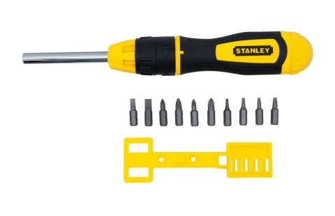 STANLEY WKRĘTAK MULTIBIT Z GRZECHOTKĄ + 10 KOŃCÓWEK [K]