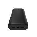 Powerbank Belkin BoostCharge 3-Port Compact Power Bank 20K with PD 20W 2xUSB-A + 1xUSB-C 20000mAh 20W Black