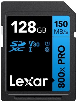 Lexar Lexar | Karta pamięci | Professional 800x PRO | 128 GB | SDXC | Pamięć flash klasy UHS-I