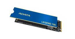 ADATA ADATA | LEGEND 700 | 512 GB | Format SSD M.2 2280 | Interfejs SSD PCIe Gen3x4 | Prędkość odczytu 2000 MB/s | Prędkość zapisu 160