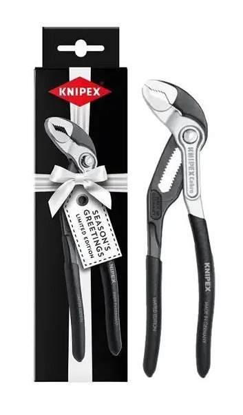 KNIPEX SZCZYPCE DO RUR COBRA 180MM CZARNE EDYCJA LIMITOWANA