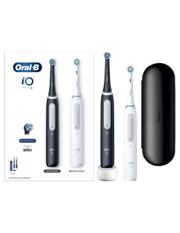 Oral-B Oral-B | Elektryczna szczoteczka do zębów Duo pack | Seria iO4 | Akumulatorowa | Dla dorosłych | Liczba główek szczoteczki w zes