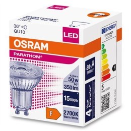 Osram Odbłyśnik Osram Parathom LED 50 bez przyciemnienia 36° 4,3W/827 Żarówka GU10