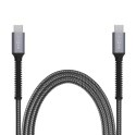 Fixed Fixed | Armor Cable USB-C/USB-C, 1.2 m, 240W | FIXDA-CC12-GR