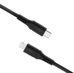 Fixed Fixed | Liquid Silicone Cable USB-C/Lightning, 1.2m | FIXDLS-CL12-BK