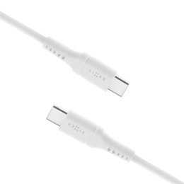 Fixed Fixed | Liquid Silicone Cable USB-C/USB-C, 2m, 60W | FIXDLS-CC2-WH