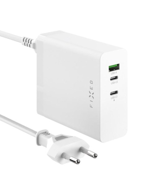 Fixed Fixed Charging Station 2xUSB-C/1xUSB, GaN, PD 3.1 support, 140W | FIXCG140-2C1A-WH