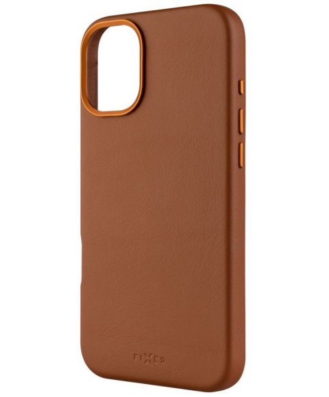 Fixed Fixed MagLeather | Back cover | Apple | iPhone 16 Plus | Leather | Brown