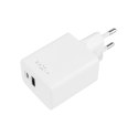 Fixed Fixed Mini USB-C/USB Travel Charger 45W | FIXC45M-CU-WH